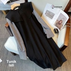 FASHION WANITA /TUNIK ISTI / FASHION MUSLIM / KAOS KATUN / MODEL POLOS
