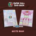 quiet book toca boca / paper doll toka boka / menggunting dan menempel. 