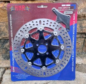 PIRINGAN DEPAN SMASH SHOGUN 125 disk cakram lebar ukuran besar 300 mm plus breket smash shogun 125
