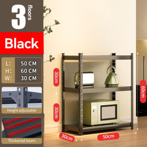 3/4/5/6 Layers All-Metal Shelf Rack Steel Rack Organizer rack For Kitchen Adjustable stainless rack