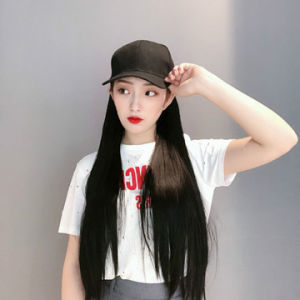 Topi Rambut Panjang Lurus Wanita Korean Version