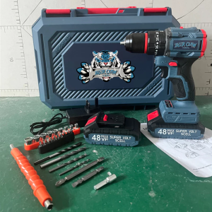 Tiger Claw Tool Impact drill Cordless drill Hammer drill Electric screwdriver Rechargeable lithium drill Power tool set 3 Functions 2 Speeds Brushless Drill Cordless Motor Heavy Duty Drill[In Stock | 10 Years Warranty]