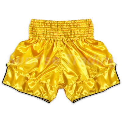 กางเกงมวยไทย Muaythai Boxing Shorts ST1 Men Women Adult กางเกงกีฬา ผู้ใหญ่ มวยสีล้วน