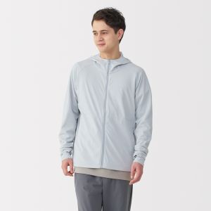 Áo Khoác Hoodie Nam Khóa Kéo Gấp Gọn Chống Tia Uv Nhanh Khô MUJI