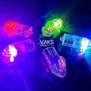 COMBO 5 ĐÈN LED viên đạn nhựa trong - lắp vào đèn lồng đèn trung thu đồ chơi trẻ em..7 MÀU CÓ CHỚP