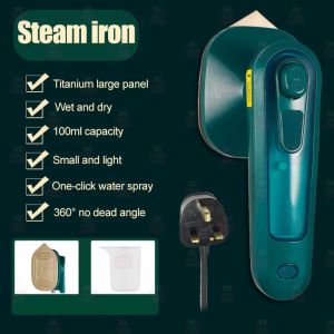 ✴️Ship Within 24H✴️ Portable Steam Iron Electric Mini Ironing Machine Handheld Hanging Iron Wet Dry Garment Steamer 电熨斗