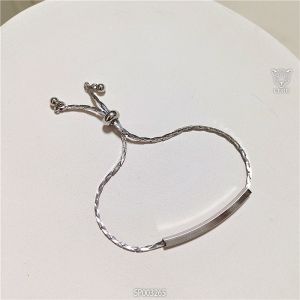 Lắc tay nữ titan dây rút vòng tay nữ gold bar khắc chữ Love Dream xinh xắn phụ kiện trang sức Cloe Accessories 3263