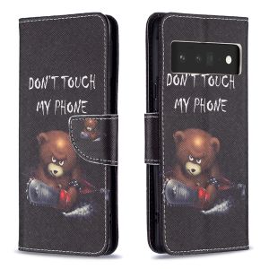 New Phone Case For Google Pixel 8 8A 8 Pro / Google Pixel 7 7A 7 Pro Painted Pattern Cartoon Leather Wallet Card Slot Flip Case Casing