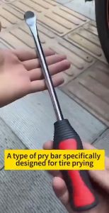 30CM/37CM Auto Spoon Tire Kit Car Rim Protector Tire Repair Tool Tire Spoon Crowbar Tool Heavy Duty for Car & Motorcycle Wheel Repair