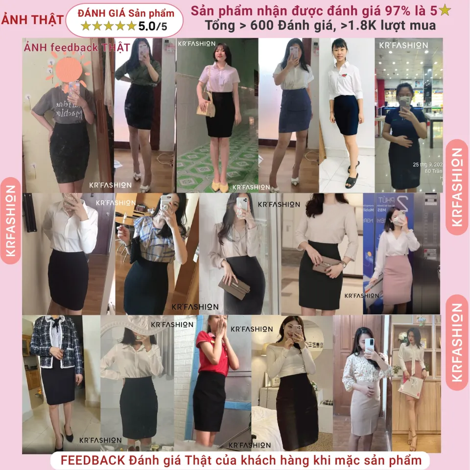 Chân váy xòe xếp ly dáng dài CV03-38 | Thời trang công sở K&K Fashion