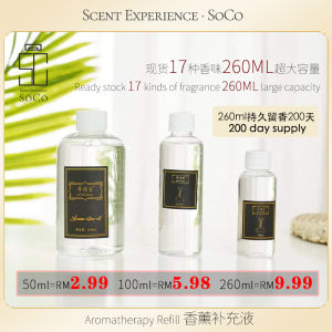【260ml】Premium Essential Oil Reed Diffuser Room Fragrance Aromatherapy Aroma Diffuser Scented Oil Perfume