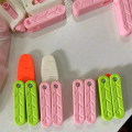 3D Carrot Butterfly Knife Unzip Toy Radish Knife. 