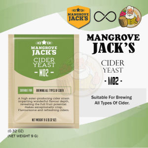 [Mangrove Jack’s] ยีสต์ หมักไซเดอร์ ยีสต์ หมักเบียร ทำเบียร์ Yeast M02 (Yeast) - Mangrove Jack’s - Cider M02 ยีสต์ทำไวท์ M02  CIDER Yeast M02 ยีสต์ yeast cider