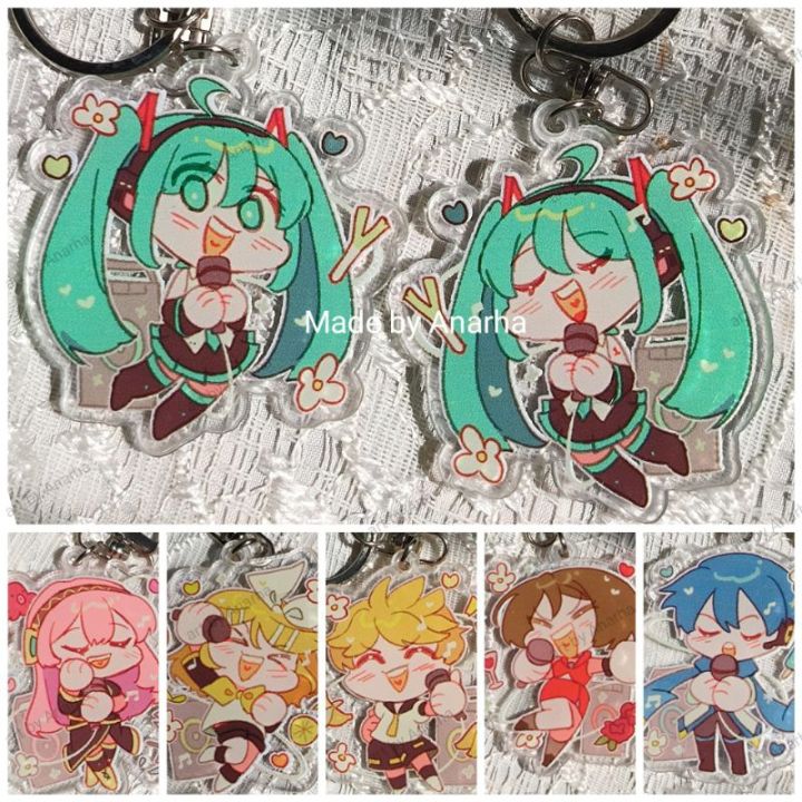 WA34N Original Vocaloid acrylic keychain Hatsune Miku kagamine Rin Len ...