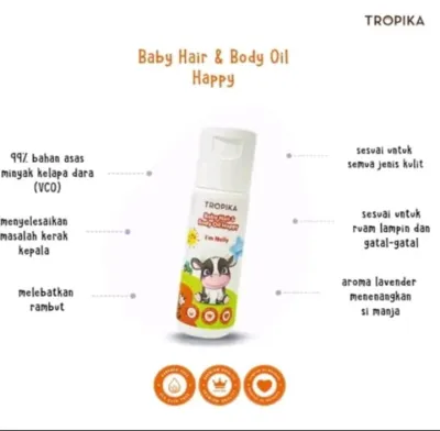 Tropika Baby Body & Hair Oil 30ml