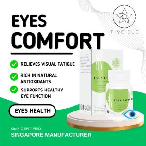 FIVE ELE EYES COMFORT -Nourish Eyes + Protects Vision + Relieve Eyes Fatigue - 30Capsules