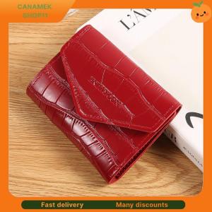 ❣️❣️❣️ Short Women Wallet Faux Leather Multi Card Slots Holder Coin Purse Bag Portable Solid Color Mini Wallet
