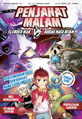 Siri X-VENTURE Aksi Unggul 08: Penjahat Malam Slender Man VS Budak Mata Hitam
