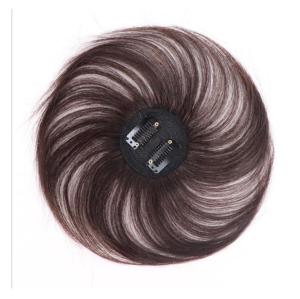 TSE Real Hair Wig Piece For Women Real Hair Made Top Hair Replacement Block Covering White Hair Solve Hair Scarce issue RW68