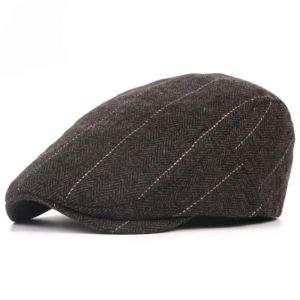 THANKSKY Gatsby Cap Mũ trẻ bán báo Bông Trung-Tuổi Người anh Cổ Điển Len Vải Cha Visor Người đàn ông Đội Mũ Beret Cap