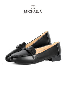 MICHAELA British Vibe Penny Loafers Chic Cut-Out Shock-Absorb College Office Low Heels SH7529057 XD