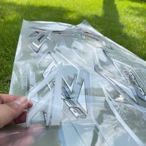 Stiker Striping Honda Beat Karbu Sticker Aksesoris Sepeda Motor Bahan TRANSPARAN Super Glossy JP 01
