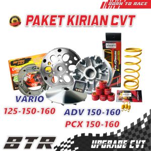 Paket Full Upgrade Kirian Cvt Vario Pcx Adv 125 150 160 Old Led Bolam Thailand Vietnam Indonesia Lokal Pulley Set Rumah Roller dan bubut racing motor matic