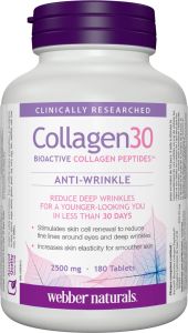 Viên uống đẹp da tóc móng Verisol Bioactive Collagen Peptide WEBBER NATURALs Hộp 180 viên