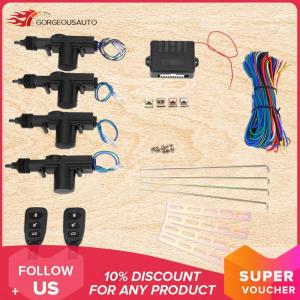 GorgeousAuto ระบบล็อคประตูรถยนต์ไร้กุญแจ 12V - ระบบสัญญาณเตือนภัยเพื่อป้องกันการโจรกรรม