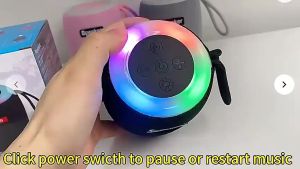 Mini Portable Bluetooth Speaker Wireless RGB Light Outdoor Car Camping Loud Bass Speaker Box SH309