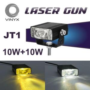 lampu tembak sorot Vinyx JT1 LED Laser Gun Slim D3 IP67 Waterproof universal motor mobil