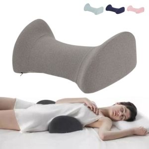 BESTOUR ฟื้นตัวสูง หมอนรองหลัง ถอดออกได้ ผ้าฝ้ายเมมโมรี่ หมอนนอน คุณภาพสูง ป้องกันกระดูกสันหลัง หมอนรองคอ สำหรับเก้าอี้สำนักงาน