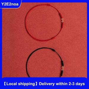 【Local shipping】 Hand Braided Red Rope Bracelet Alloy Hand Rope Couple Bracelet Simple Buckle Ethnic Original Female Accessory