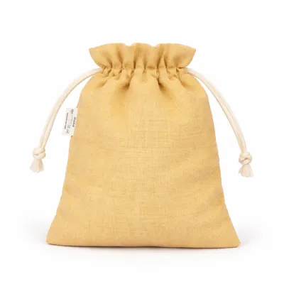 Túi dây rút vải Linen tự nhiên 3II HOME | Túi vải Linen cỡ nhỏ đựng quà tặng mỹ phẩm phụ kiện cao cấp nhiều size tiện lợi