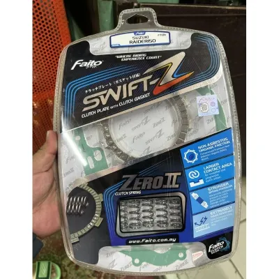 Faito Clutch lining w/ spring set for Raider 150