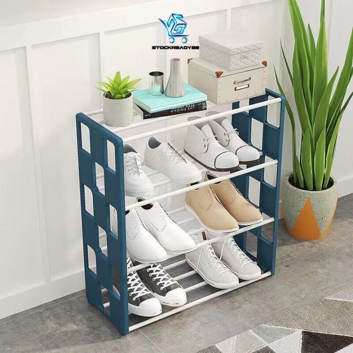 Tier Shoe Rack Shoe Box Shoe Storage Shoe Organizer Rak Kasut Shoe  Cabinet Shoe Display Rack 4层鞋架 Lazada