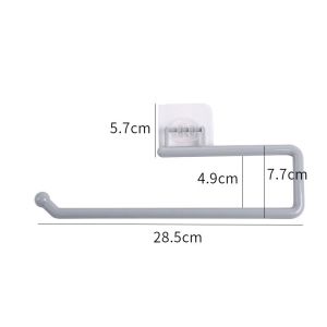 ที่แขวนทิชชู่ม้วนในห้องน้ำ ที่แขวนผ้าขนหนู ที่แขวนผ้าเช็ดมือ ที่แขวนกระดาษทิชชู่ ที่แขวนกระดาษชำระ ที่ใส่ทิชชู่ม้วน ติดตั้งง่าย 2สี