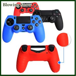 Blowing Soft Silicone Protective Control Cover For Playstation 4 Controller Skin PS4 Gamepad Case With Joystick Grip Caps