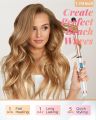 1 1/4 Inch Extra Long Barrel Curling Wand, Ceramic Tourmaline Curling Wand Professional Dual Voltage with Adjustable Temperature. 
