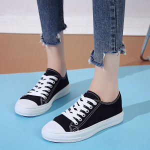 YaKo ✨รองเท้าผ้าใบสุดเนียบใส่เที่ยวก็โอ🤩ใส่ออกกำลังกายก็ดี้ดี🏃🏻✨ธรรมดา รองดท้าผ้าใบ ผญ ใส่สวย🔥 ใส่ได้ทุกวัน🌈