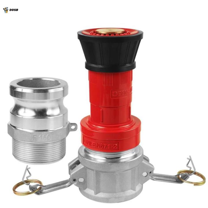 [DOSB] Fire Hose Nozzle 15 NPSH Thread with Constant Flow Fog Plus 2 ...