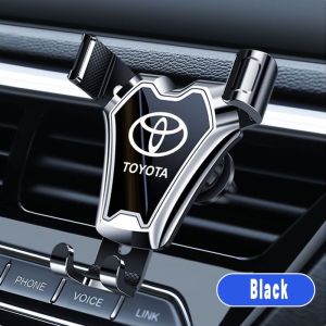 high quality Car Phone Holder For toyota Phone In Car Air Vent Mount Stand No Magnetic Mobile Holder Gravity Bracket raize Vios Fortuner Innova Corolla Altis Hiace Avanza Land Cruiser Hilux Camry Wigo RAV4 Revo Corolla Yaris Previa