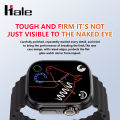 Hale นาฬิกาสมาร์ทวอช Ultra จอใหญ่ 45mm.โทรเข้าออกรับสายได้ Smart Watch HW-02 นาฬิกาออกกำลังกาย. 