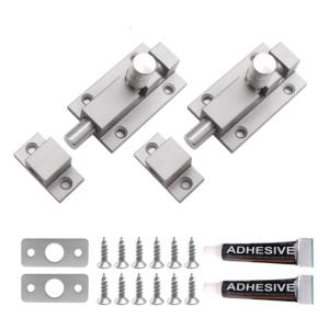 Corrosion Resistant Stainless Steel Mount Bolt Door Latches Weatherproof For Gate Cabinets Window
