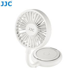 JJC Magsafe Phone Holder With Mini Fan Desktop Cellphone Stand Mobbie Phone Ring Grip For iPhone 16 15 14 13 12 Series Samsung Vivo Oppo Huawei&Other Android Smartphone3 Speeds Wind And Long Endurance