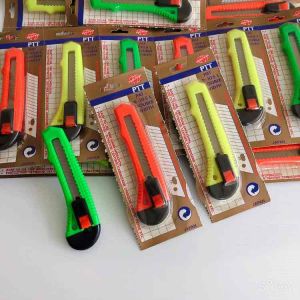 -💚คัตเตอร์ PUMPKIN รุ่น DC-101A สีสะท้อนแสง พลาสติก ABS 100% และรุ่น S-02 คัทเตอร์สแตนเลส ของแท้ 💯✔️-