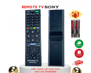 Remote điều khiển tivi Sony RM ED054 điều khiển TV Sony các dòng tivi LCD/Plasma/LED - Tặng kèm pin