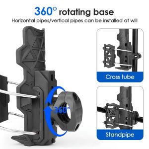 Motorcycle Water Bottle Holder Rotating Foldable Rotating Handlebar Cup Cage Bike Durable Universal