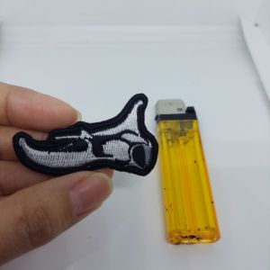 01SEA2 manta ray stingray FISH IKAN PARI logo patch emblem bordir iron on