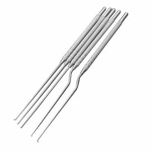 MEDGREAT móc lấy ráy tai bằng thép không gỉ móc lấy ráy tai/dụng cụ lấy ráy tai thẳng/kiểu súng dụng cụ y tế chuyên dụng cho khoa tai mũi họng.